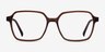 Bucolic Clear Brown AcetateEyeglass Frames from EyeBuyDirect, Front View