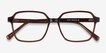 Bucolic Clear Brown Alternative MaterialsEyeglass Frames from EyeBuyDirect, Closed View