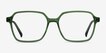 Bucolic Clear Green Alternative MaterialsEyeglass Frames from EyeBuyDirect, Front View