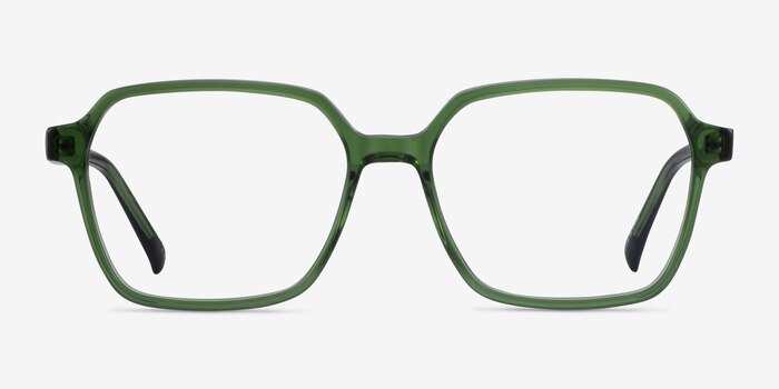 Bucolic Clear Green Acetate Eyeglass Frames from EyeBuyDirect