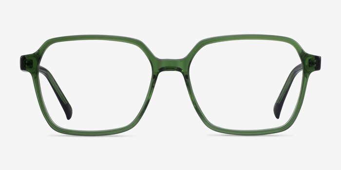 Bucolic Clear Green Acétate Montures de lunettes de vue d'EyeBuyDirect