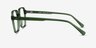 Bucolic Clear Green AcetateEyeglass Frames from EyeBuyDirect, Side View