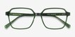 Bucolic Clear Green Alternative MaterialsEyeglass Frames from EyeBuyDirect, Closed View