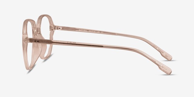Natural Champagne AcetateEyeglass Frames from EyeBuyDirect, Side View