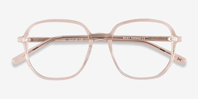 Natural Champagne AcetateEyeglass Frames from EyeBuyDirect, Closed View