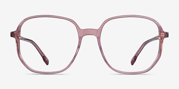 Natural Clear Pink Acetate Eyeglass Frames