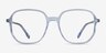 Natural Clear Blue AcetateEyeglass Frames from EyeBuyDirect, Front View