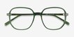 Natural Clear Green Alternative MaterialsEyeglass Frames from EyeBuyDirect, Closed View