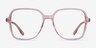 Bloom Clear Pink AcétateMontures de lunettes de vue d'EyeBuyDirect, Vue de Face