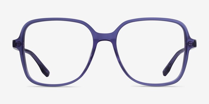 Bloom Clear Purple Acetate Eyeglass Frames from EyeBuyDirect