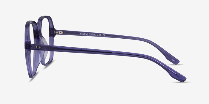 Bloom Clear Purple Acétate Montures de lunettes de vue d'EyeBuyDirect