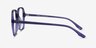Bloom Clear Purple AcétateMontures de lunettes de vue d'EyeBuyDirect, Vue de Côté