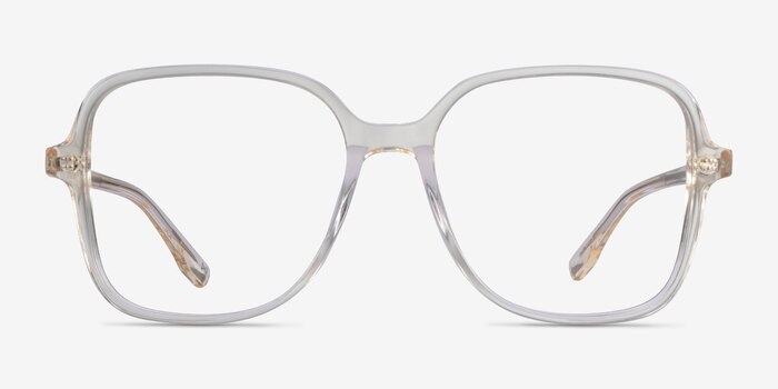 Bloom Clear Yellow Acetate Eyeglass Frames from EyeBuyDirect