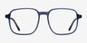 Ozone Clear Blue AcetateEyeglass Frames from EyeBuyDirect, Front View