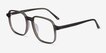 Ozone Clear Dark Green Alternative MaterialsEyeglass Frames from EyeBuyDirect, Angle View