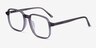 Ozone Clear Gray AcetateEyeglass Frames from EyeBuyDirect, Angle View