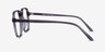 Ozone Clear Gray AcetateEyeglass Frames from EyeBuyDirect, Side View