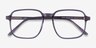 Ozone Clear Gray AcetateEyeglass Frames from EyeBuyDirect, Closed View