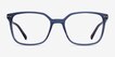 Conscious Clear Blue Alternative MaterialsEyeglass Frames from EyeBuyDirect, Front View