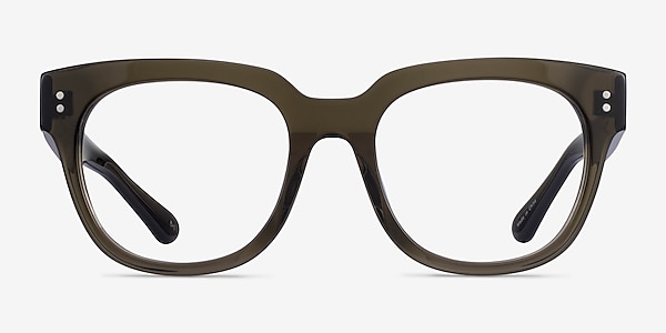 Life Clear Dark Green Acetate Eyeglass Frames