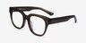 Life Clear Dark Green AcetateEyeglass Frames from EyeBuyDirect, Angle View