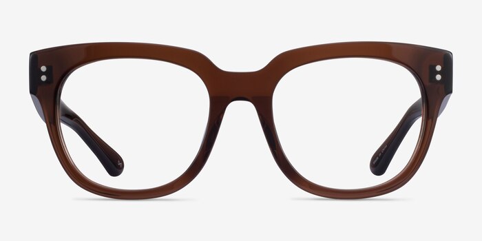 Life Clear Brown Acetate Eyeglass Frames from EyeBuyDirect