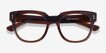 Life Clear Brown Alternative MaterialsEyeglass Frames from EyeBuyDirect, Closed View