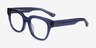 Life Clear Blue AcetateEyeglass Frames from EyeBuyDirect, Angle View