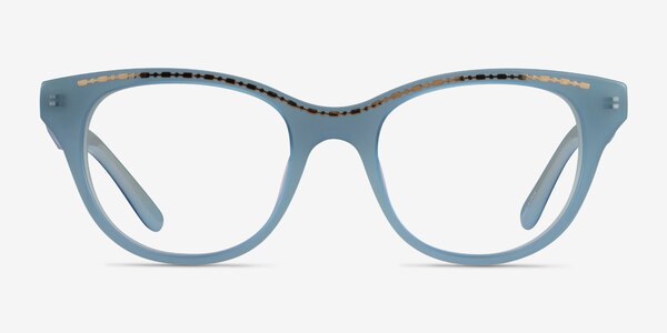 Arcady Blue Gold Acétate Montures de lunettes de vue