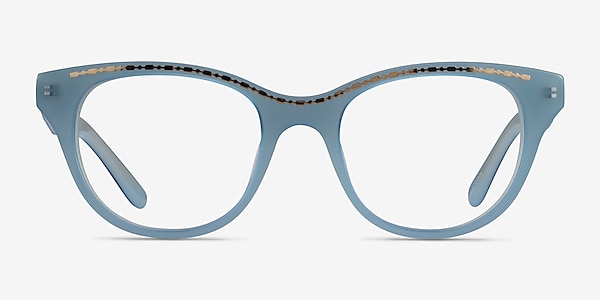 Arcady Blue Gold Acetate Eyeglass Frames