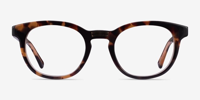 Hoop Tortoise Gold AcetateEyeglass Frames from EyeBuyDirect, Front View