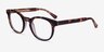 Hoop Tortoise Gold AcetateEyeglass Frames from EyeBuyDirect, Angle View