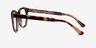 Hoop Tortoise Gold AcetateEyeglass Frames from EyeBuyDirect, Side View