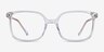Orient Clear AcetateEyeglass Frames from EyeBuyDirect, Front View