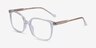 Orient Clear AcetateEyeglass Frames from EyeBuyDirect, Angle View