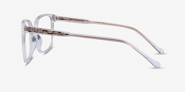 Orient Clear AcetateEyeglass Frames from EyeBuyDirect, Side View
