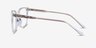 Orient Clear AcetateEyeglass Frames from EyeBuyDirect, Side View