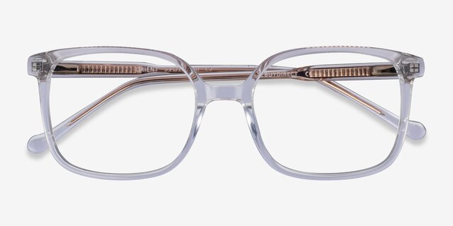 Orient Clear AcetateEyeglass Frames from EyeBuyDirect, Closed View