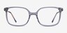 Orient Clear Gray AcetateEyeglass Frames from EyeBuyDirect, Front View