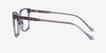 Orient Clear Gray AcetateEyeglass Frames from EyeBuyDirect, Side View