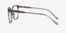 Orient Clear Gray AcetateEyeglass Frames from EyeBuyDirect, Side View