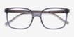 Orient Clear Gray AcetateEyeglass Frames from EyeBuyDirect, Closed View