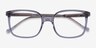 Orient Clear Gray AcetateEyeglass Frames from EyeBuyDirect, Closed View