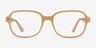 Patina Yellow AcetateEyeglass Frames from EyeBuyDirect, Front View