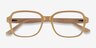 Patina Yellow AcetateEyeglass Frames from EyeBuyDirect, Closed View