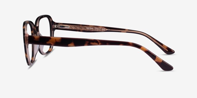 Patina Tortoise AcetateEyeglass Frames from EyeBuyDirect, Side View