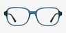 Patina Clear Blue AcetateEyeglass Frames from EyeBuyDirect, Front View