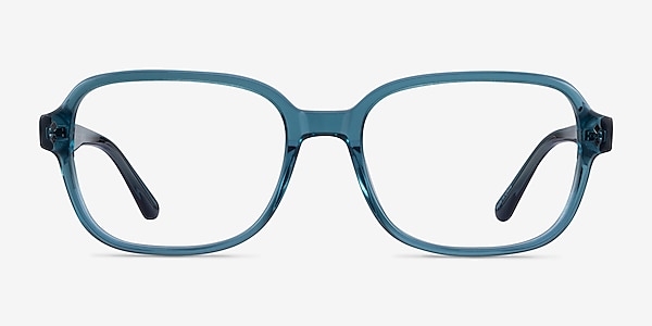 Patina Clear Blue Acetate Eyeglass Frames