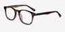 Casting Tortoise Gold AcetateEyeglass Frames from EyeBuyDirect, Angle View