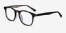 Casting Black Gold AcetateEyeglass Frames from EyeBuyDirect, Angle View